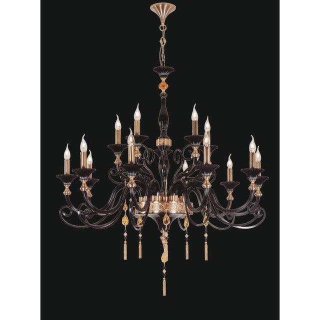 Collection Dubai Chandelier in Metal and Crystal by Jago For Sale - Image 4 of 7