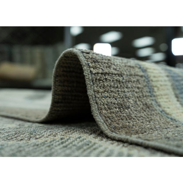 Textile Turkish Oushak Rug 9' x 12'7" #19395 For Sale - Image 7 of 8