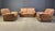 Animal Skin Vintage Sofa Set from Durlet, 1980s, Set of 3 For Sale - Image 7 of 9