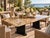 Custom American-Designed 80” Delicatus Gold Granite Dining Table | Brazilian Natural Stone For Sale - Image 15 of 15