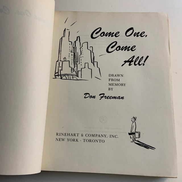 Mid-Century Modern 1949 Come One, Come All Don Freeman Book For Sale - Image 3 of 13