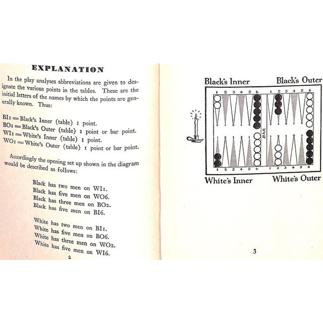 "Winning Backgammon Problems and Answers" 1930 Nicholas, Grosvenor and Vaughan, C. Wheaton For Sale - Image 4 of 6