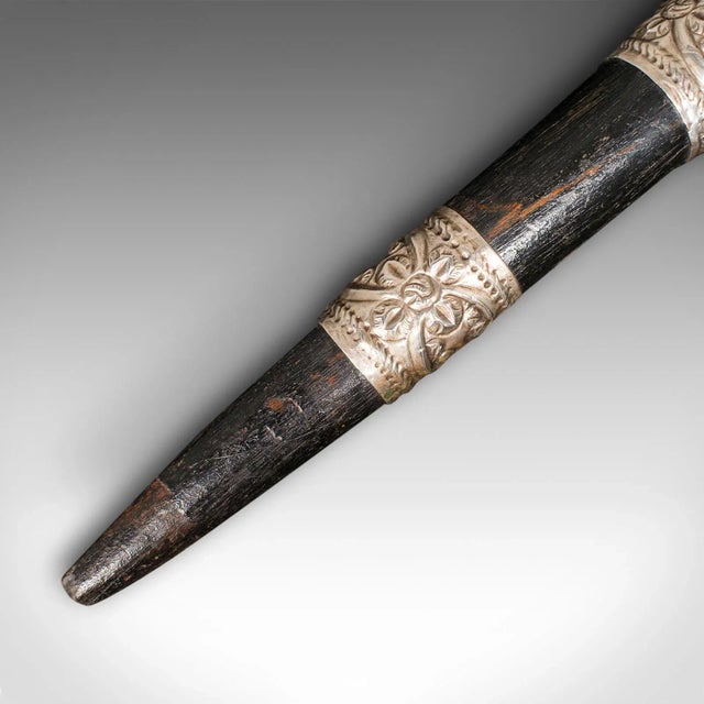 1900s Antique Victorian Indian Ceremonial Staff For Sale - Image 9 of 10