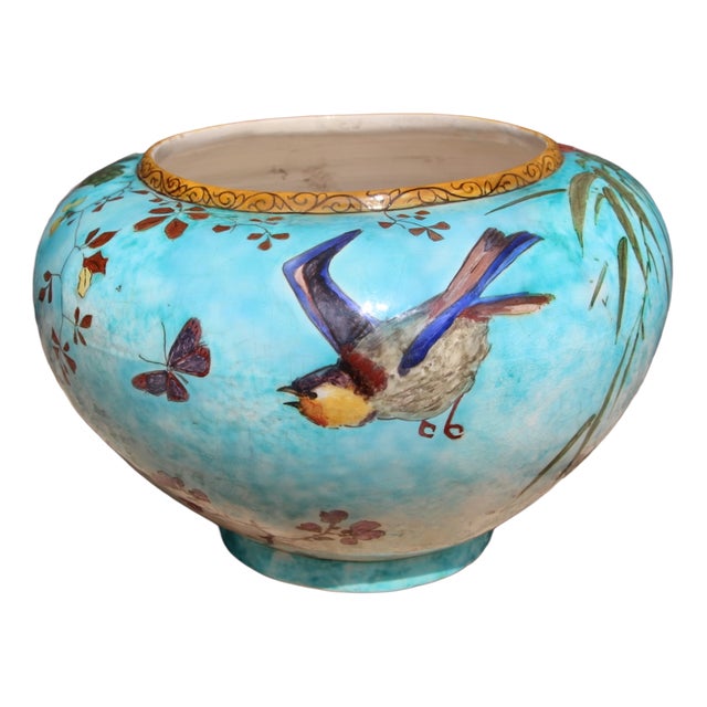 Art Nouveau Cachepot from Edmond Lachenal For Sale