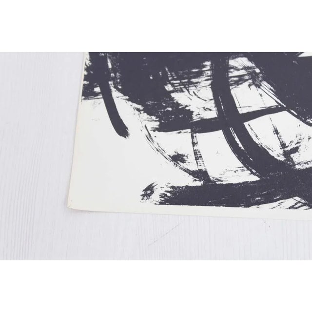 Black Bernd Völkle, Afternoon Moon, 1963, Lithograph For Sale - Image 8 of 14