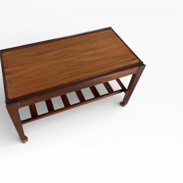 Wood Mid-Century Teak & Mahogany Coffee Table from Remploy For Sale - Image 7 of 8