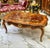 French 1990s French Style Wooden Coffee Table – Copper Finish With Bronze Accents For Sale - Image 3 of 5