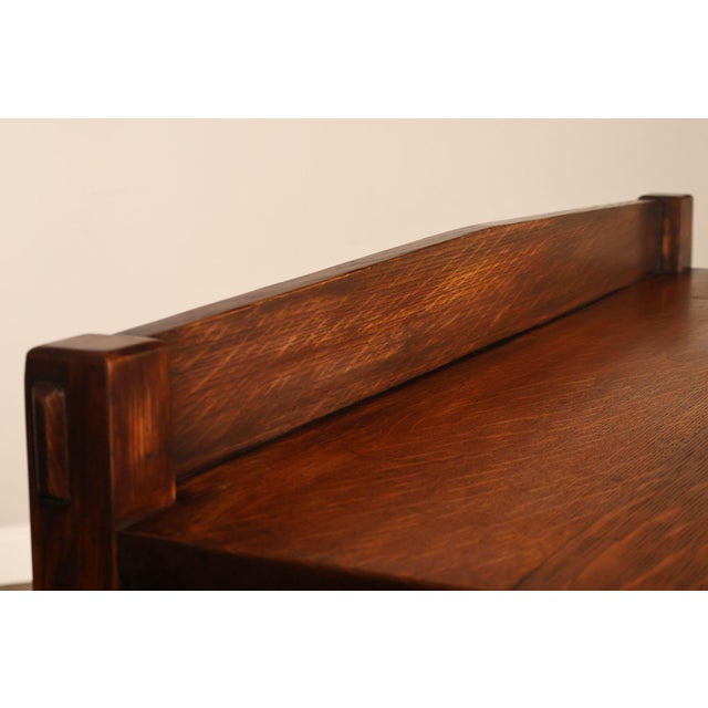 Antique Gustav Stickley Oak Chest of Drawers #626 For Sale - Image 15 of 18