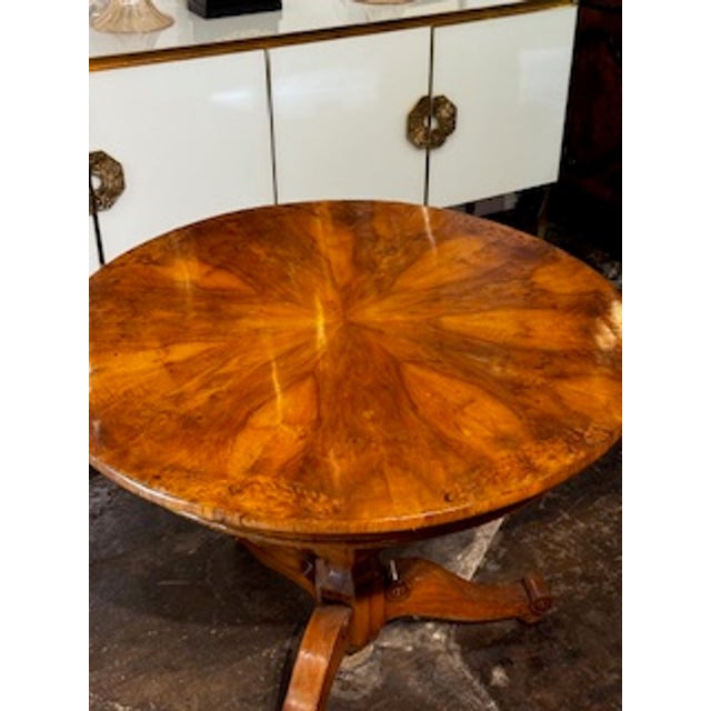 Biedermeier 19th Century Biedermeier Center Table For Sale - Image 3 of 7