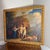 Abstract Vintage Old Style Oil Painting Nude Figurative Mythological Scene Gilt Frame For Sale - Image 3 of 11