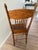 Wood Vintage Americana Oakwood, Spindle Back Dining or Accent Chair For Sale - Image 7 of 10