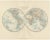 Antique World Map in Hemispheres with Delicate Pastel Coloring, 1903 For Sale - Image 10 of 10