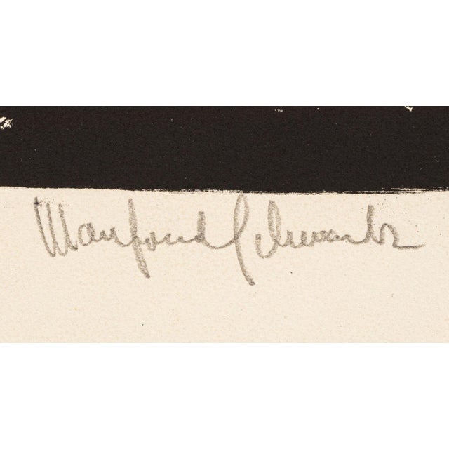 Manfred Schwartz "Flowering Moon" Lithograph For Sale - Image 4 of 6