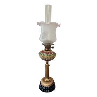 Antique Victorian Telescopic Oil Lamp, 1860 For Sale