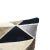 Modern Tova in Blackstone Geometric Velvet Lumbar Pillow Cover For Sale - Image 3 of 5