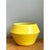 Mid 20th Century Vintage Yellow Geometric Ceramic Planter For Sale - Image 5 of 12
