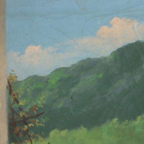 A. Brusomini Maccari, Figurative Scene, 1800s, Oil Painting For Sale - Image 7 of 12