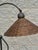 Vintage Wicker and Iron Floor Lamp With Sculptural Curved Arm For Sale - Image 4 of 9