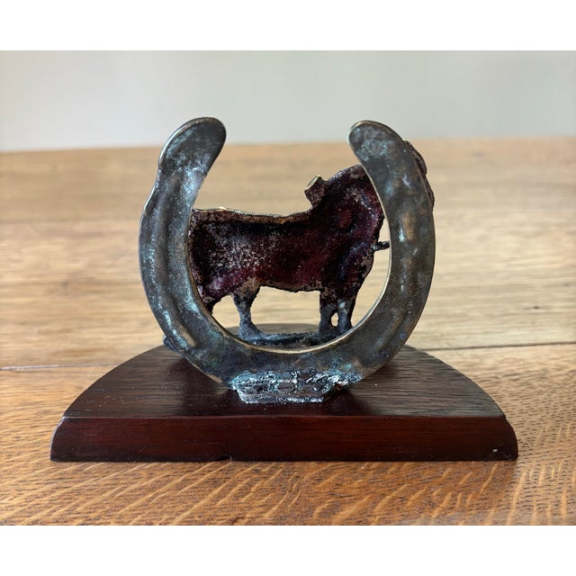 A small tribute to the stable and the study alike. This vintage English letter rack pairs brass and wood in a way that...