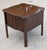 1980s Ethan Allen Nightstand End Table Cabinet Sliding Pocket Doors For Sale - Image 9 of 11