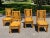 Boho Chic 1970s Vintage Bamboo Rattan Dining Chairs - Set of 4 For Sale - Image 3 of 13