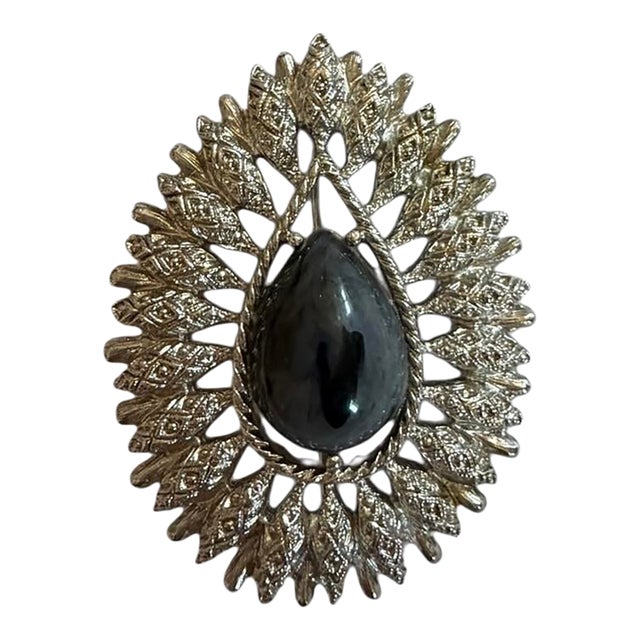 1970’s Stamped Sarah Coventry Silver Brooch For Sale