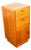 Mid Century Danish Modern Compact Cabinet Teak Wood 2 Drawers Table Vintage MCM For Sale
