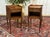 Louis XV Cherry Wood Bedside Tables, 1970s, Set of 2 For Sale - Image 3 of 11