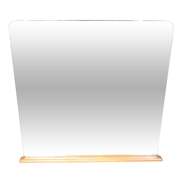 Mid-Century Modern Frameless Vanity Mirror For Sale