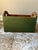 Green Vintage Country Rustic Sage Green Pine Magazine Crate With Heart Cutouts For Sale - Image 8 of 12