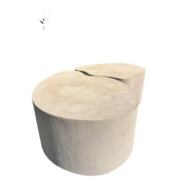 Wood Vintage Modern Designer Kidney Form Puzzle Coffee Table 2 Piece Set For Sale - Image 7 of 9
