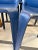A lovely set of 4 Mario Bellini Cassina counter stools in a beautiful blue leather. These are the model 410. There were...