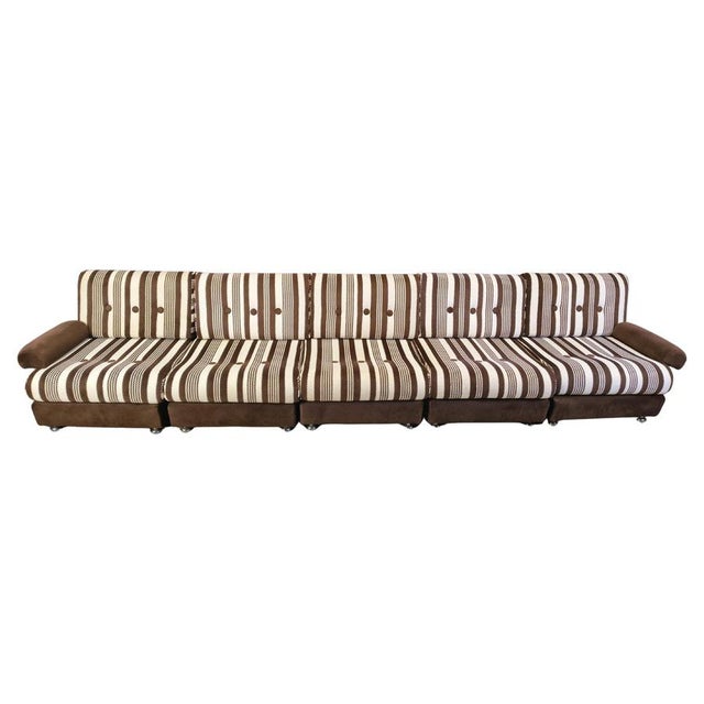 Modular Seventies Sofa Set with 5 Elements, Germany, 1970, Set of 5 For Sale - Image 10 of 10