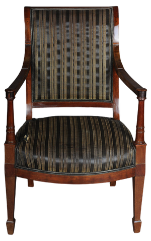 Empire Armchair in Mahogany, 1890s
