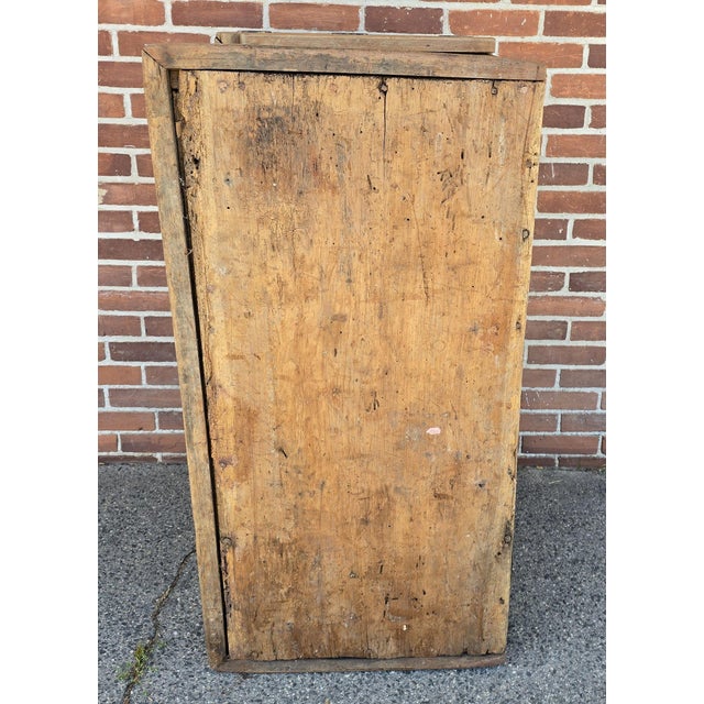 Antique 18th Century Spanish Colonial Mexican Chest Fancy Bermuda Dovetails in Sabino Wood For Sale - Image 15 of 16