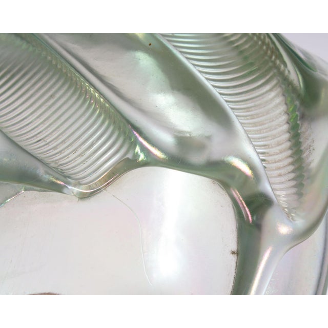 Glass 1981 Art Glass Vase by Frederick Warren For Sale - Image 7 of 8