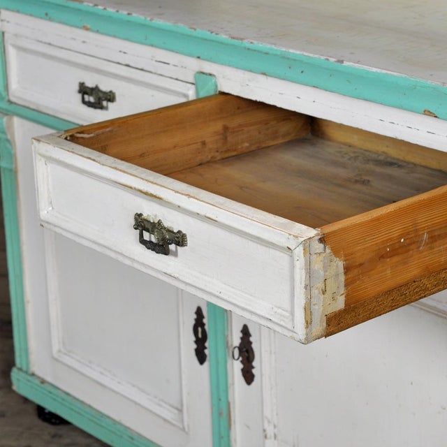 Wood Large Antique Pine Cupboard, 1900s For Sale - Image 7 of 17