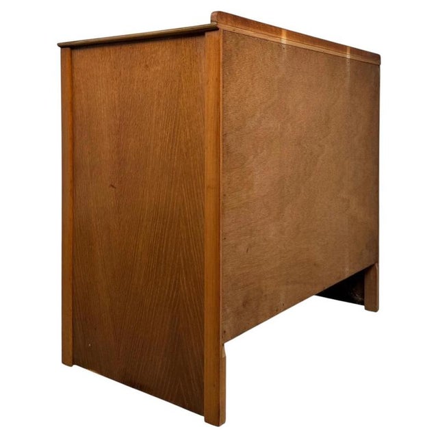 Mid-Century English Oak Bedroom Chest For Sale - Image 9 of 12