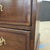 Late 19th Century Georgian Cherry & Oak Banded 5 Drawer Chest With Brass Handles & Escutheons For Sale - Image 16 of 17