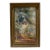 Antique Oil on Board Landscape Painting Wooded Path Rustic Fence Signed Period Gilt Frame For Sale