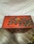 Wood Mid 19th Century Qing Dynasty Shanxi Red Lacquer Painted Wedding Cabinet, Elm, Fully Decorated Back For Sale - Image 7 of 10