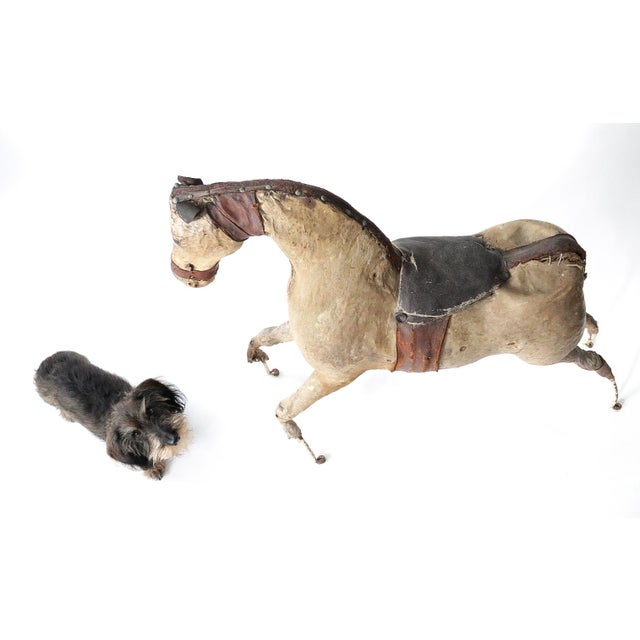French Artist, Horse Sculpture, 1880, Horsehide For Sale - Image 9 of 16