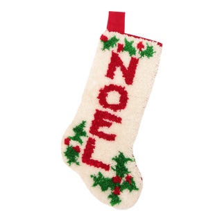 Latch Hook NOEL Christmas Stocking For Sale