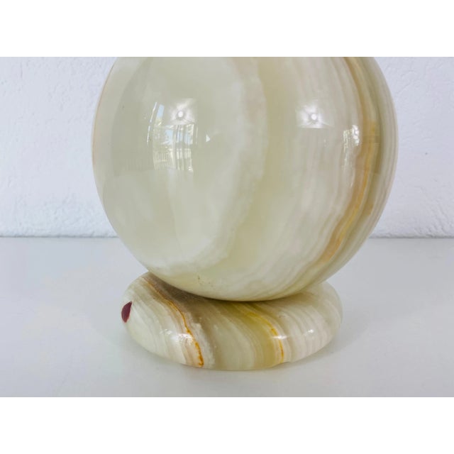 Mid-Century Modern Marble Table Lamp, Italy, 1970s For Sale - Image 4 of 7