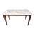 Early 20th C. French Mahogany Neoclassical & Marble Coffee Table For Sale
