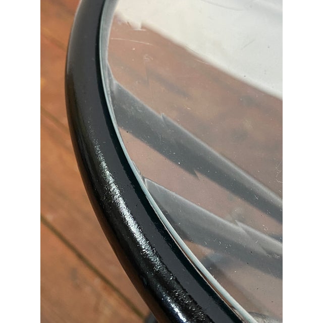 Black Post Modern Z Table For Sale - Image 8 of 9