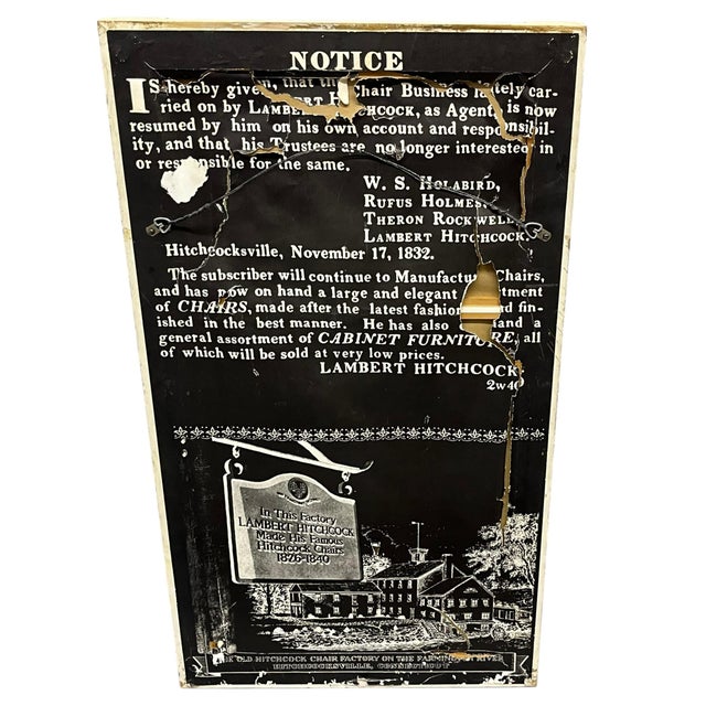 Vintage Hitchcock Federal Style Églomisé Mirror – Neoclassical Gilt & Ivory Frame For Sale - Image 13 of 15