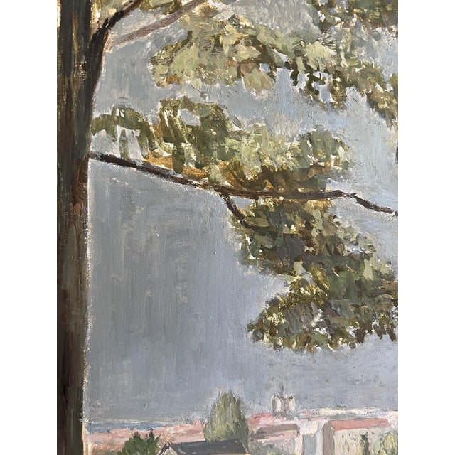 1940s Eugène Louis Martin, The Villa, 1946, Oil on Canvas, Framed For Sale - Image 5 of 13