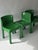 Set of four 4875 chairs designed by Carlo Bartoli for Kartell in the 1970s. Icons of Italian design, these molded plastic...
