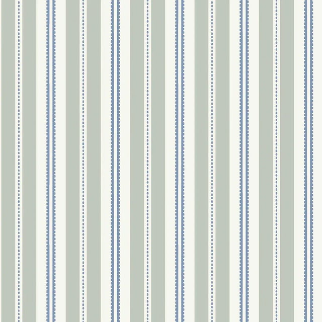 Boråstapeter Hedda Wallpaper In Blue And Mineral For Sale